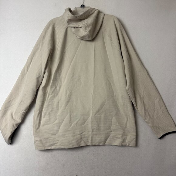 lot of 2 Old Navy Active Dynamic Fleece hoodie sz 2XL Slash Pockets  beige green - Picture 5 of 7